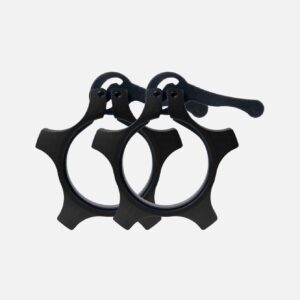 REBEL Bear Claw Barbell Collars Black - Image 3