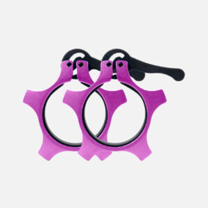 REBEL Bear Claw Barbell Collars Pink - Image 3